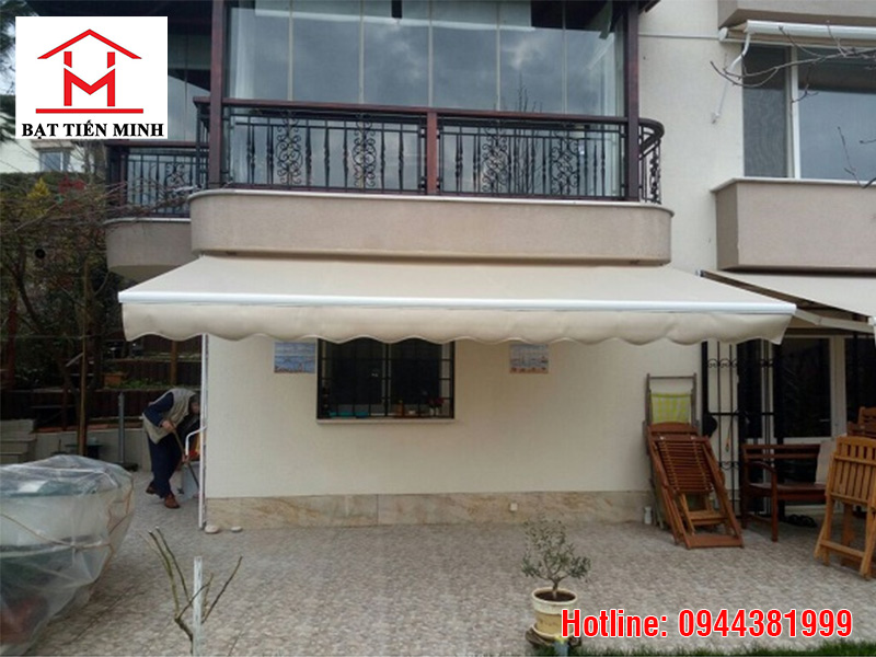 Bạt cuốn che nắng mưa ban công tại Điện Biên 